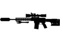Colt Canada C20 DMR is a 7.62Ãâ51mm NATO Semi-automatic rifle, sniper rifle machine gun of the Canadian armed forces and US Army